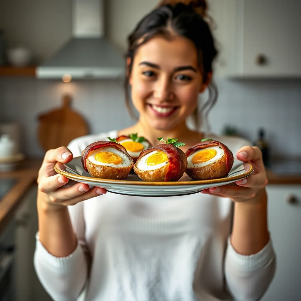 Keto Bacon-Wrapped Scotch Eggs – vegetarian recipe