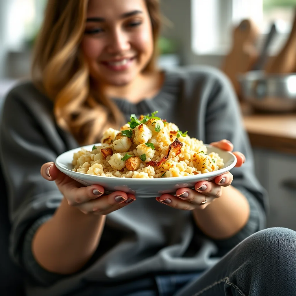 Moroccan Cauliflower Risotto (Instant Pot, Keto) – vegetarian recipe