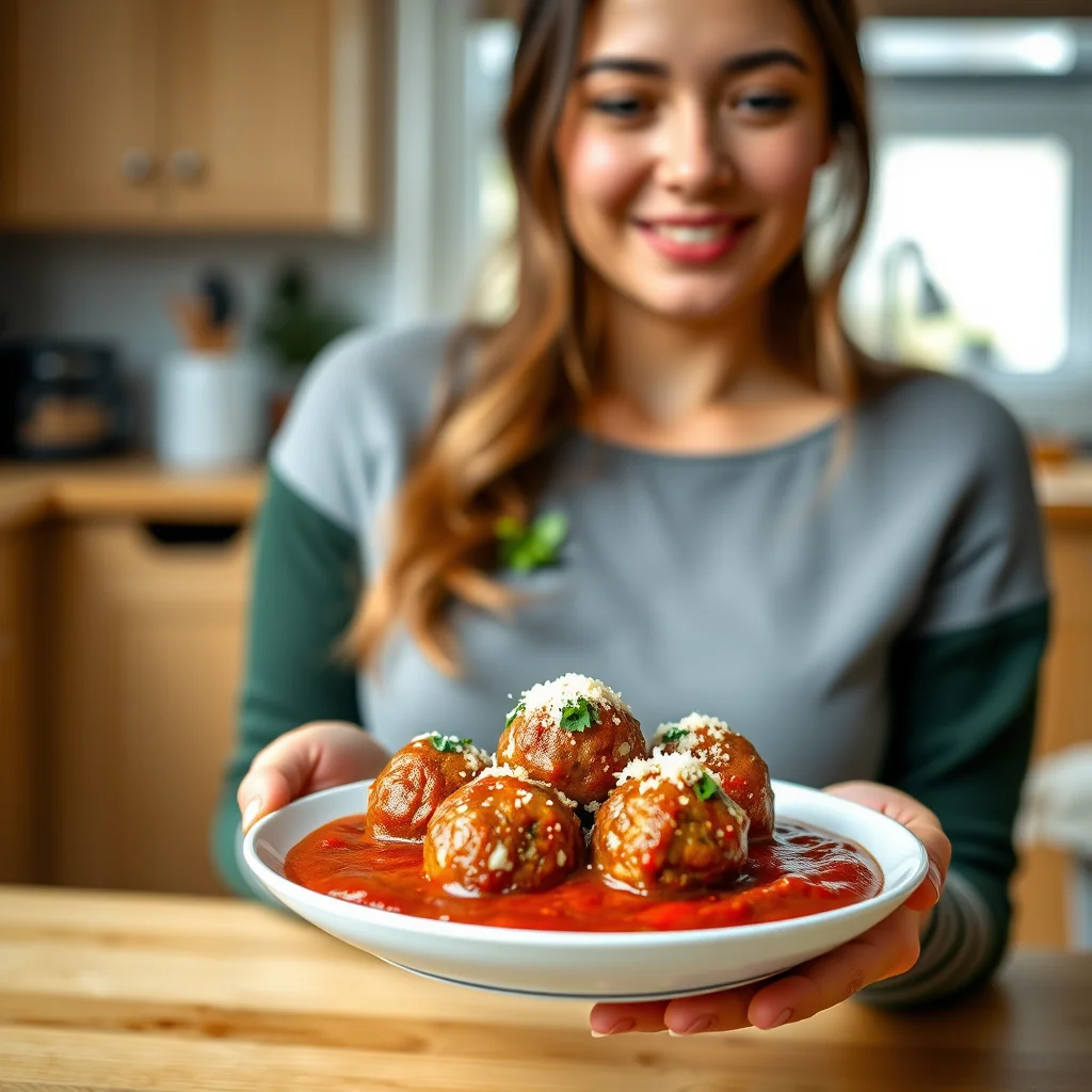 Instant Pot Keto Meatballs in Tomato Sauce – vegetarian recipe