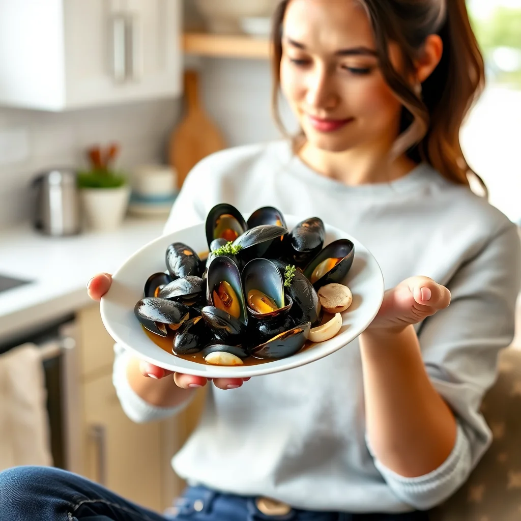 Instant Pot Mussels with Garlic and Thyme – vegetarian recipe