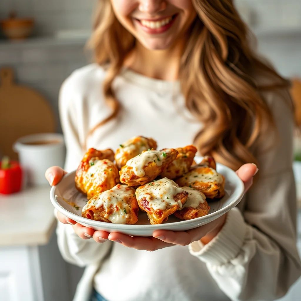 Instant Pot Creamy Parmesan Chicken Wings – vegetarian recipe
