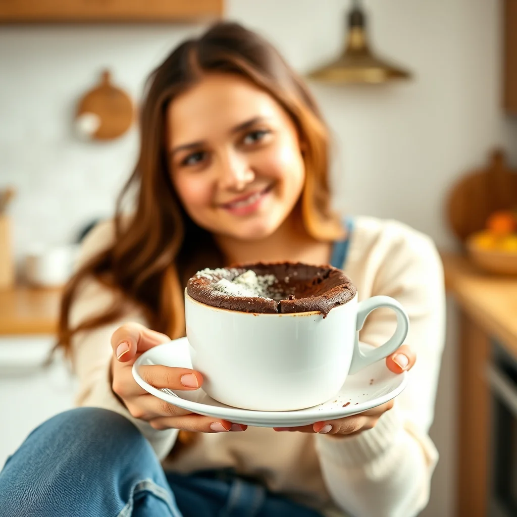 The Ultimate 2-Minute Keto Brownie Mug Cake – vegetarian recipe