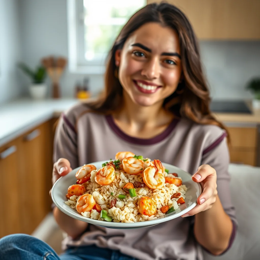 Instant Pot Thai Seafood Cauliflower Rice – vegetarian recipe