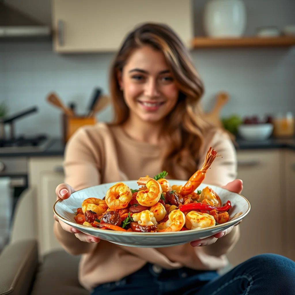 Instant Pot Tiger Prawn Paella (Low-Carb) – vegetarian recipe