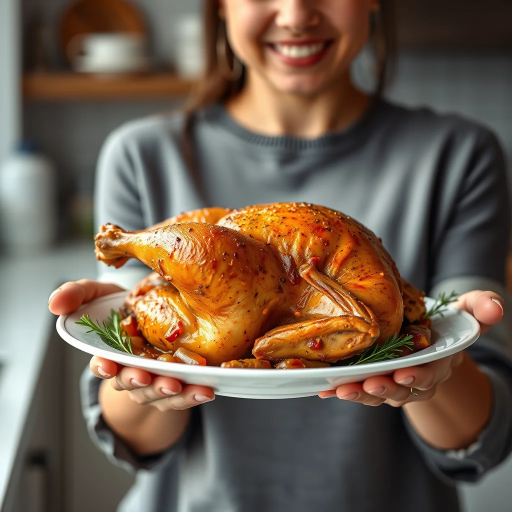 Instant Pot Whole Roasted Chicken – vegetarian recipe