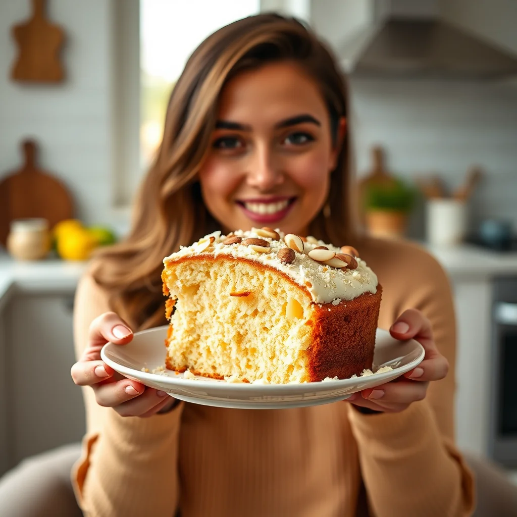 Sunrise Almond and Coconut Cake (Instant Pot) – vegetarian recipe