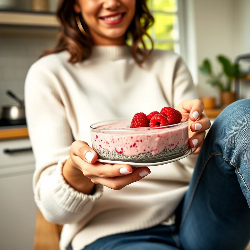 Instant Pot Raspberry Chia Pudding – vegetarian recipe