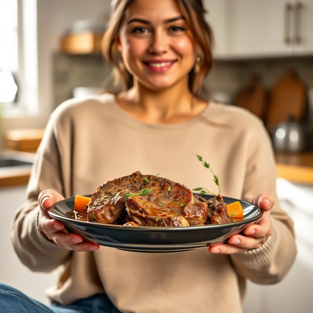 Seasoned Apple Cider Vinegar Beef (Instant Pot) – vegetarian recipe