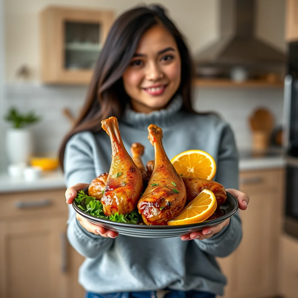 Sweet Orange Turkey Legs (Pressure Cooker) – vegetarian recipe