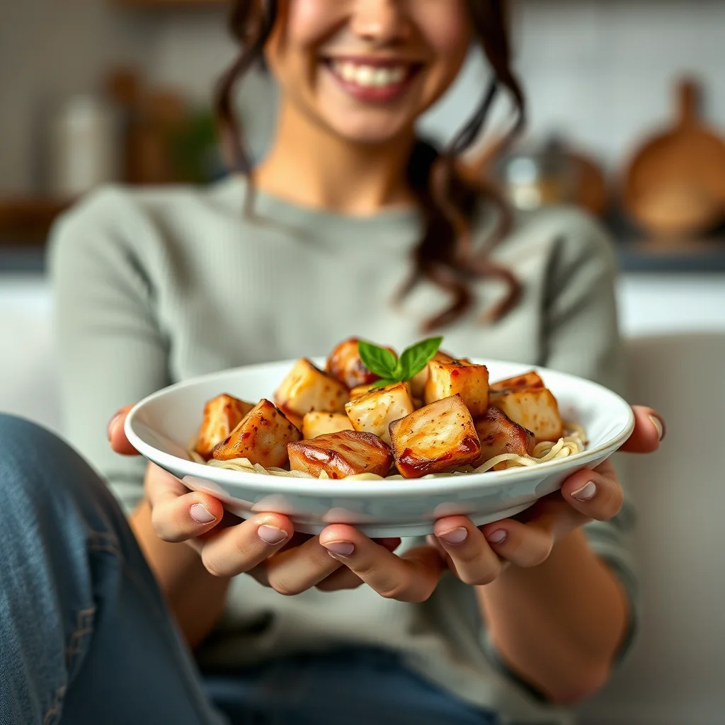 Thai Basil Goose Cubes (Instant Pot) – vegetarian recipe