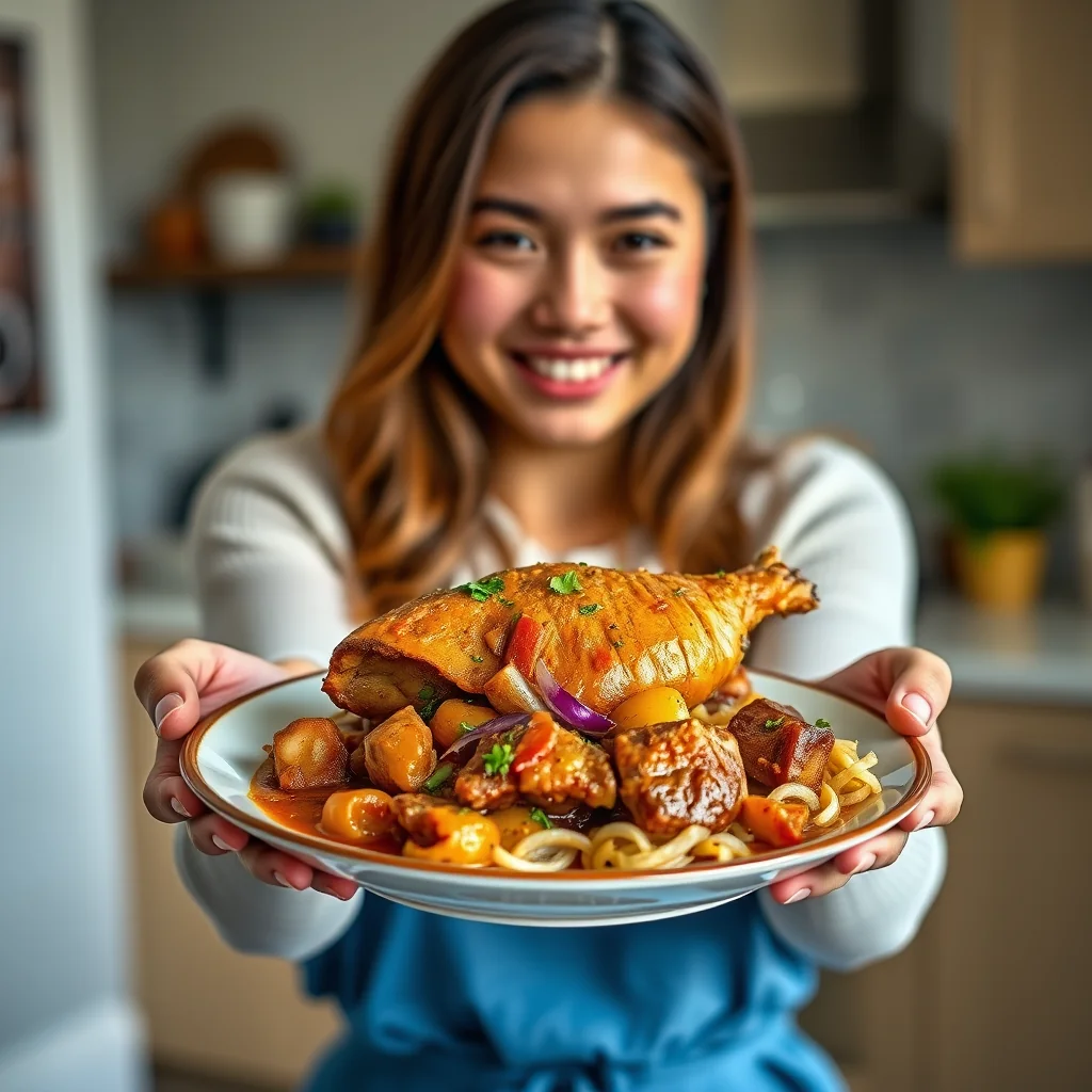 Instant Pot Curry Ginger Pork – vegetarian recipe