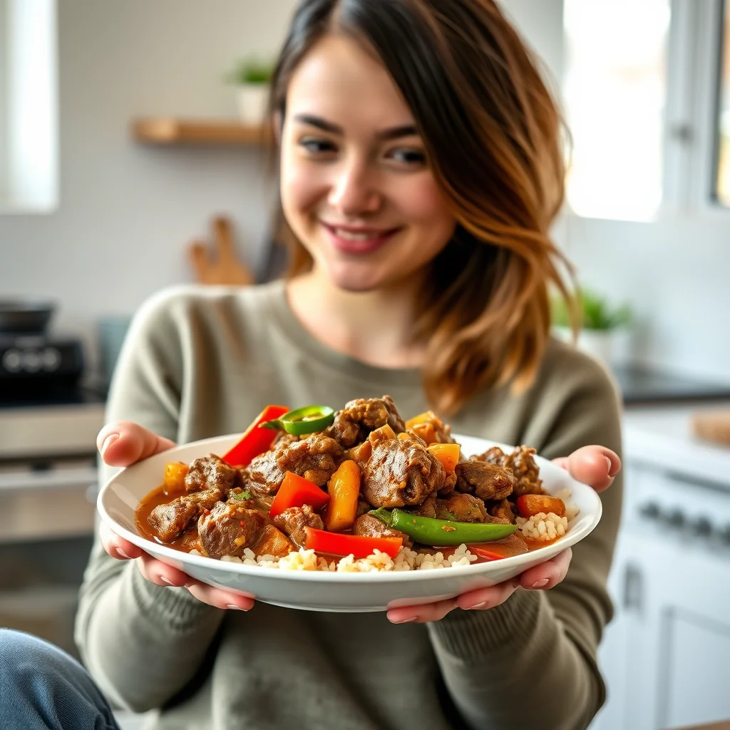 Instant Pot Beef Pepper Curry – vegetarian recipe