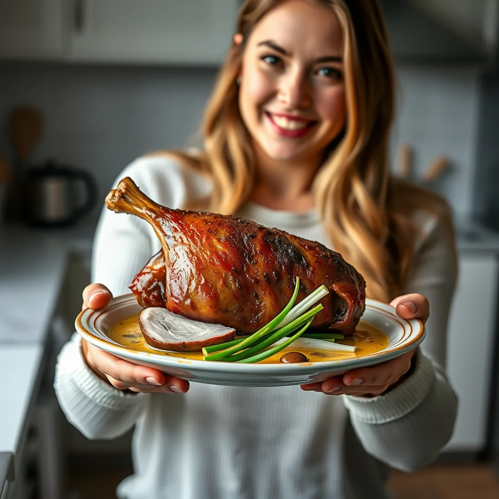 Two-Step Pork Leg Roast – vegetarian recipe