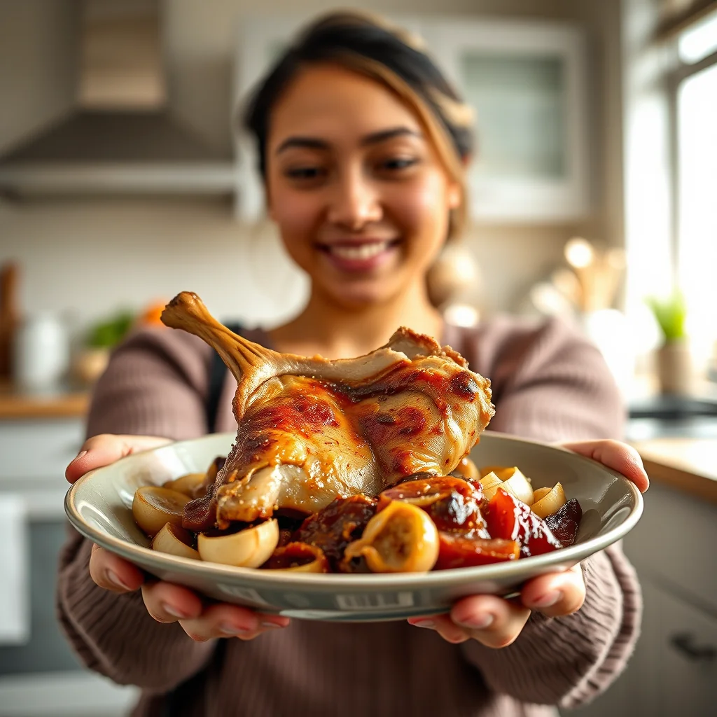 Instant Pot Soy Sesame Pork Neck – vegetarian recipe