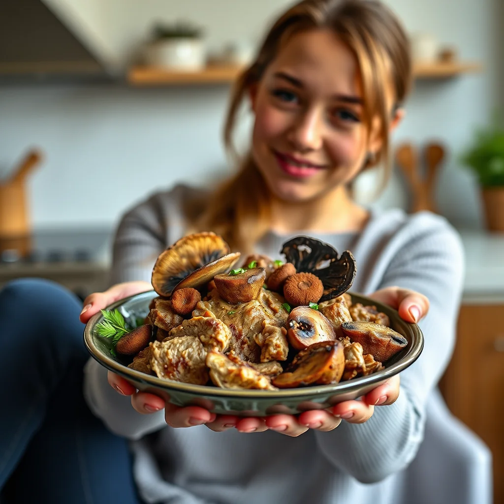 Instant Pot Portobello Pork Butt – vegetarian recipe
