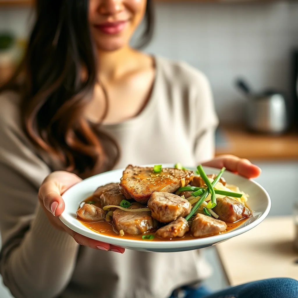 15-Minute Thai Pork with White Pepper Gravy – vegetarian recipe