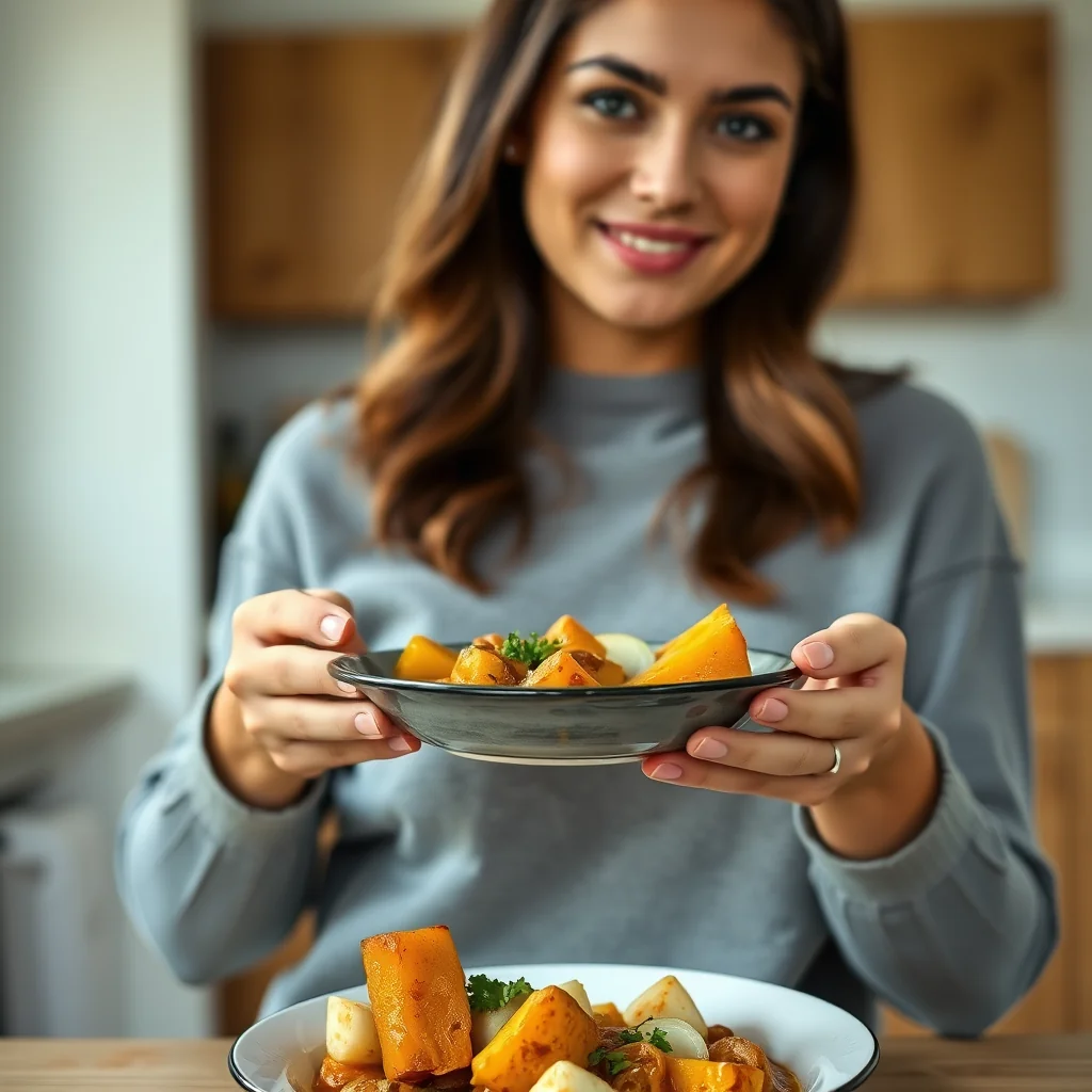 Instant Pot Gingered Squash Stew – vegetarian recipe