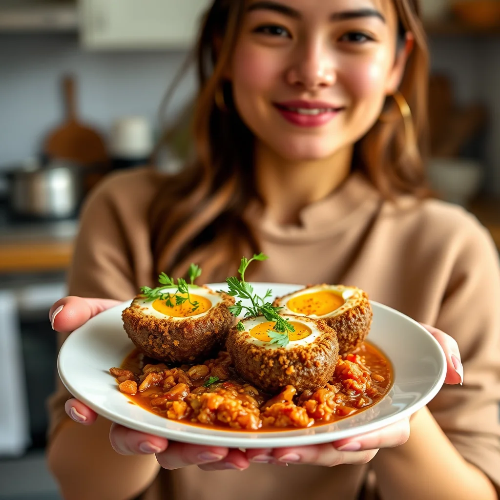 Keto Stewed Scotch Eggs (Instant Pot) – vegetarian recipe