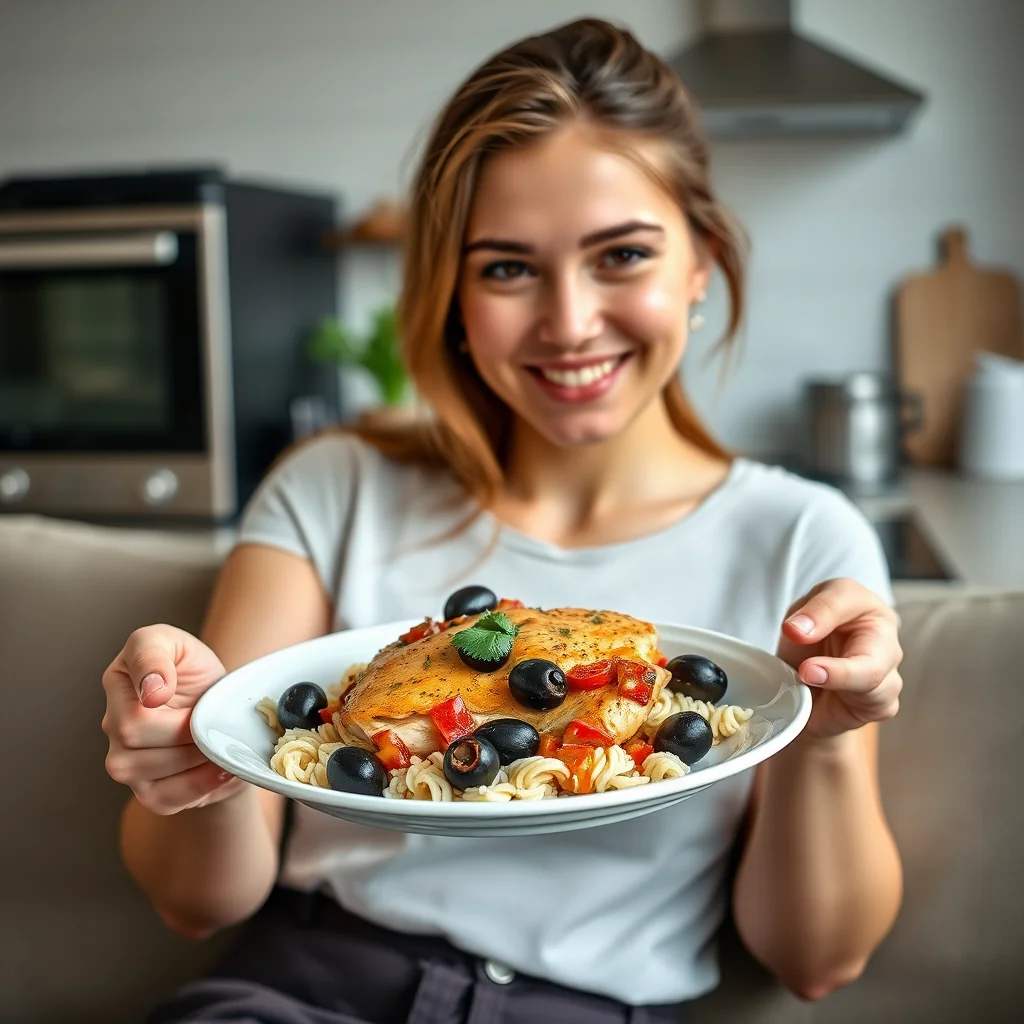 Instant Pot Mediterranean Chicken with Olives – vegetarian recipe