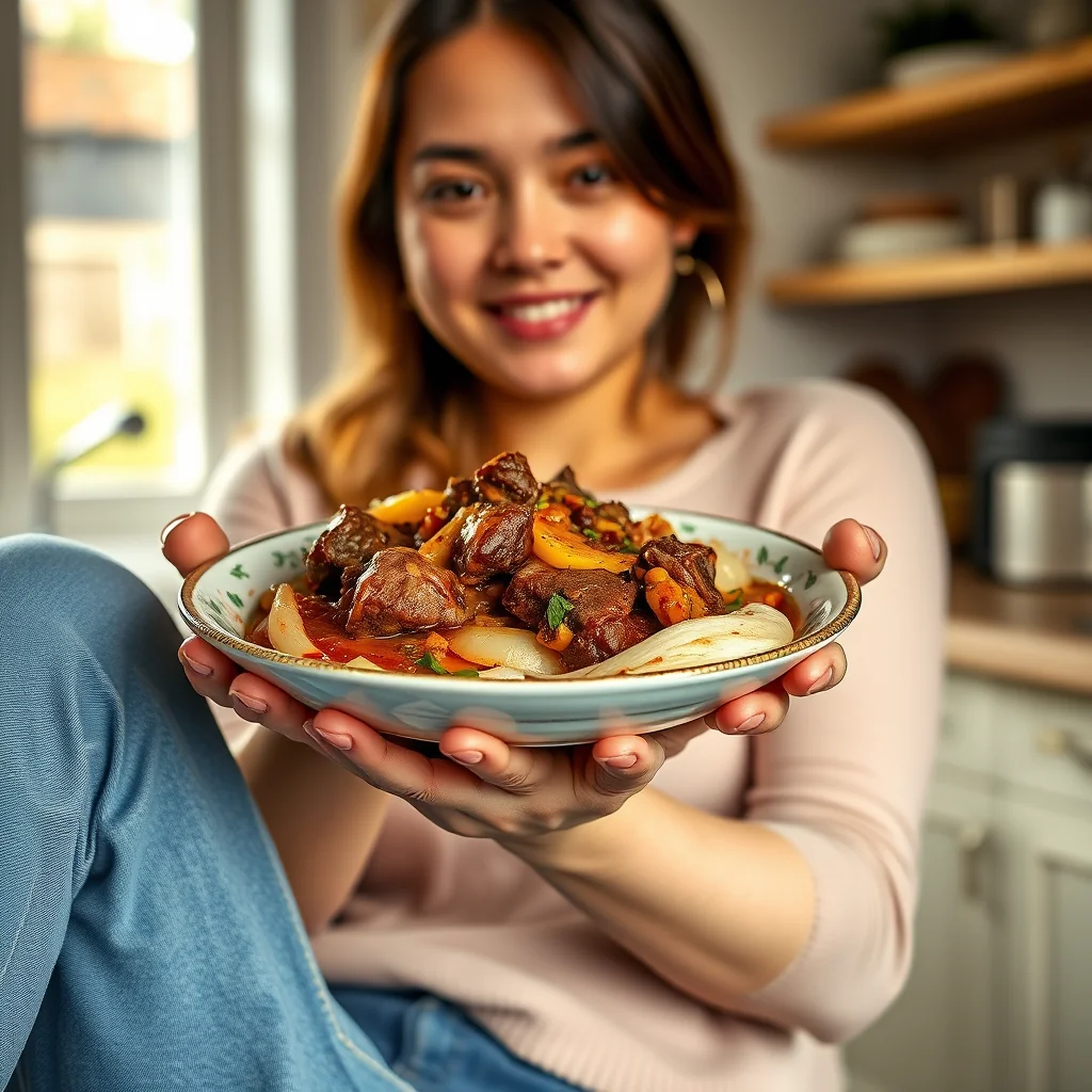 Instant Pot Beef and Onion Stew – vegetarian recipe
