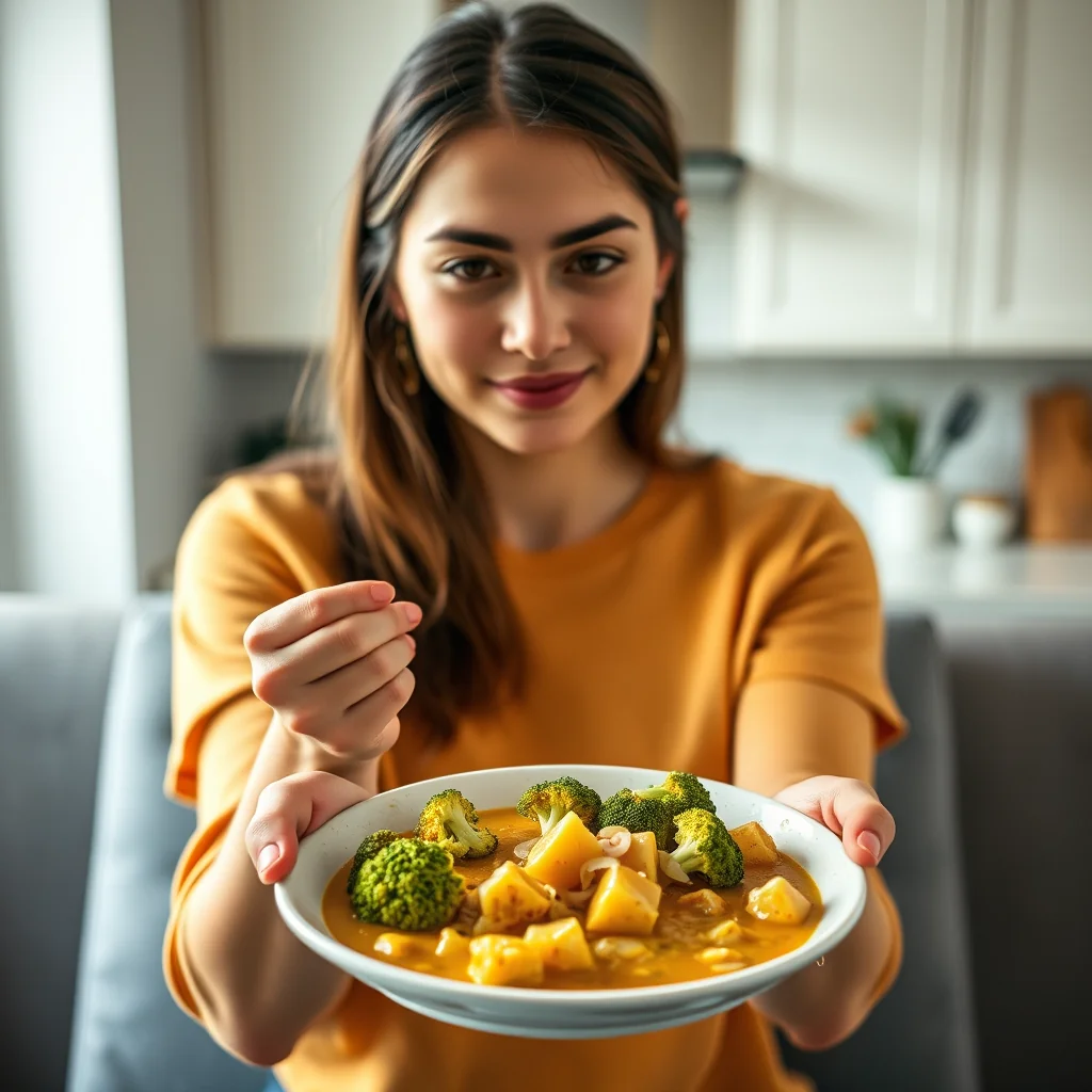 Instant Pot Broccoli Cheddar Stew – vegetarian recipe