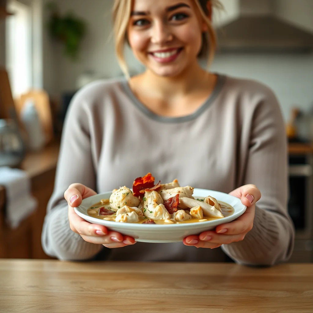 Easy Instant Pot Chicken Chowder (Keto-Friendly) – vegetarian recipe