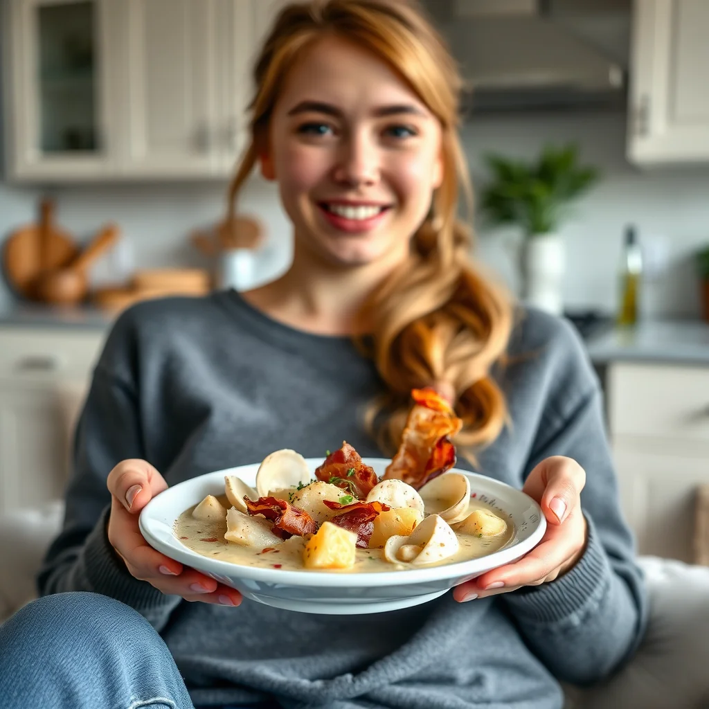 Instant Pot Keto Clam Chowder – vegetarian recipe