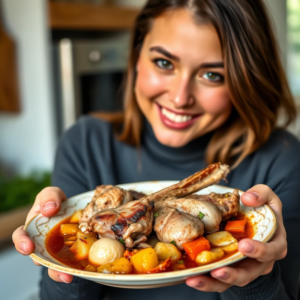 Simple Instant Pot Rabbit Stew – vegetarian recipe