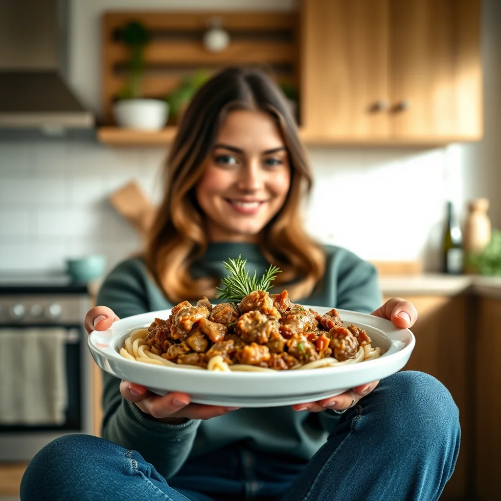 Instant Pot Rosemary Veal Mince – vegetarian recipe