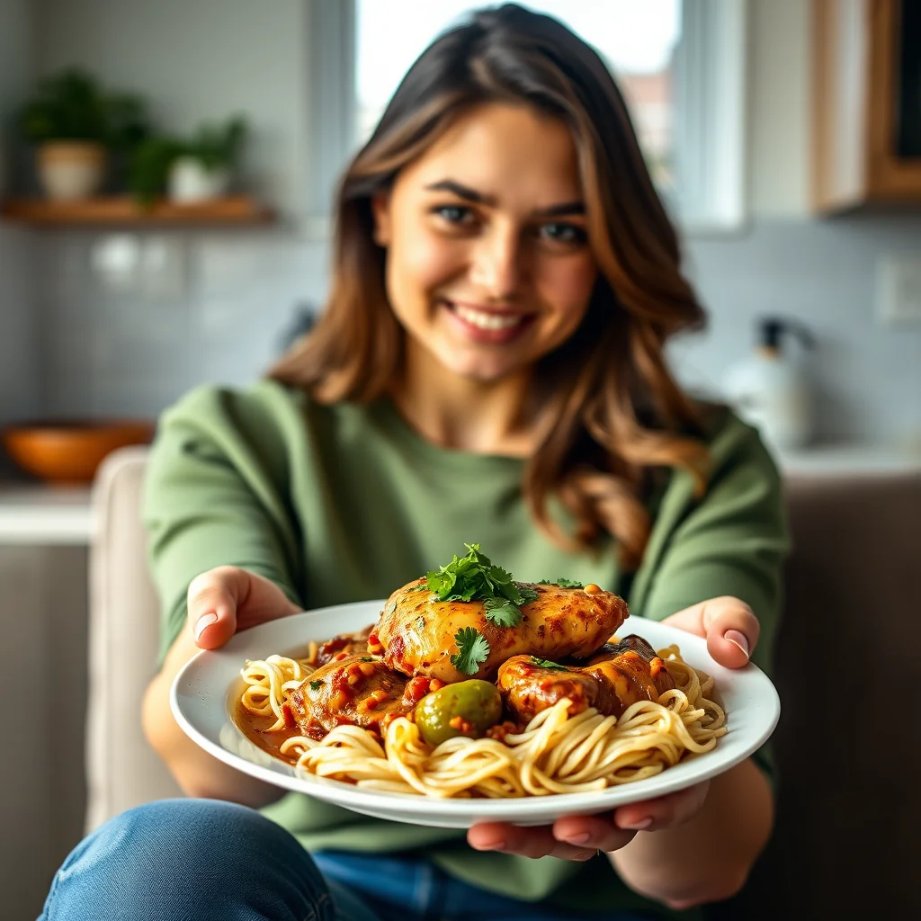Instant Pot Hot Chicken Chili Verde – vegetarian recipe