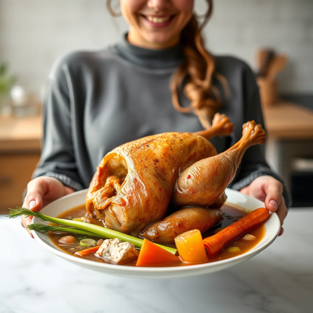 Simple Instant Pot Turkey Broth – vegetarian recipe