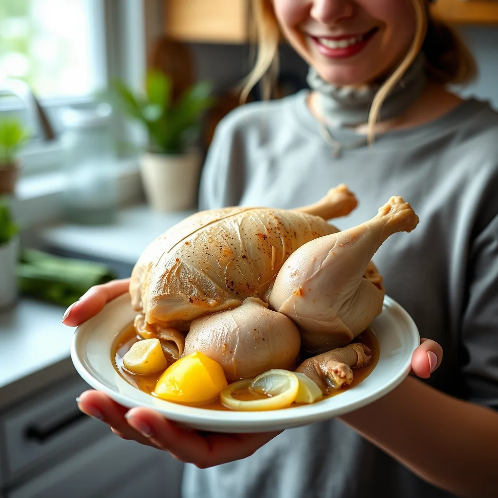 Instant Pot Gingered Chicken Broth – vegetarian recipe