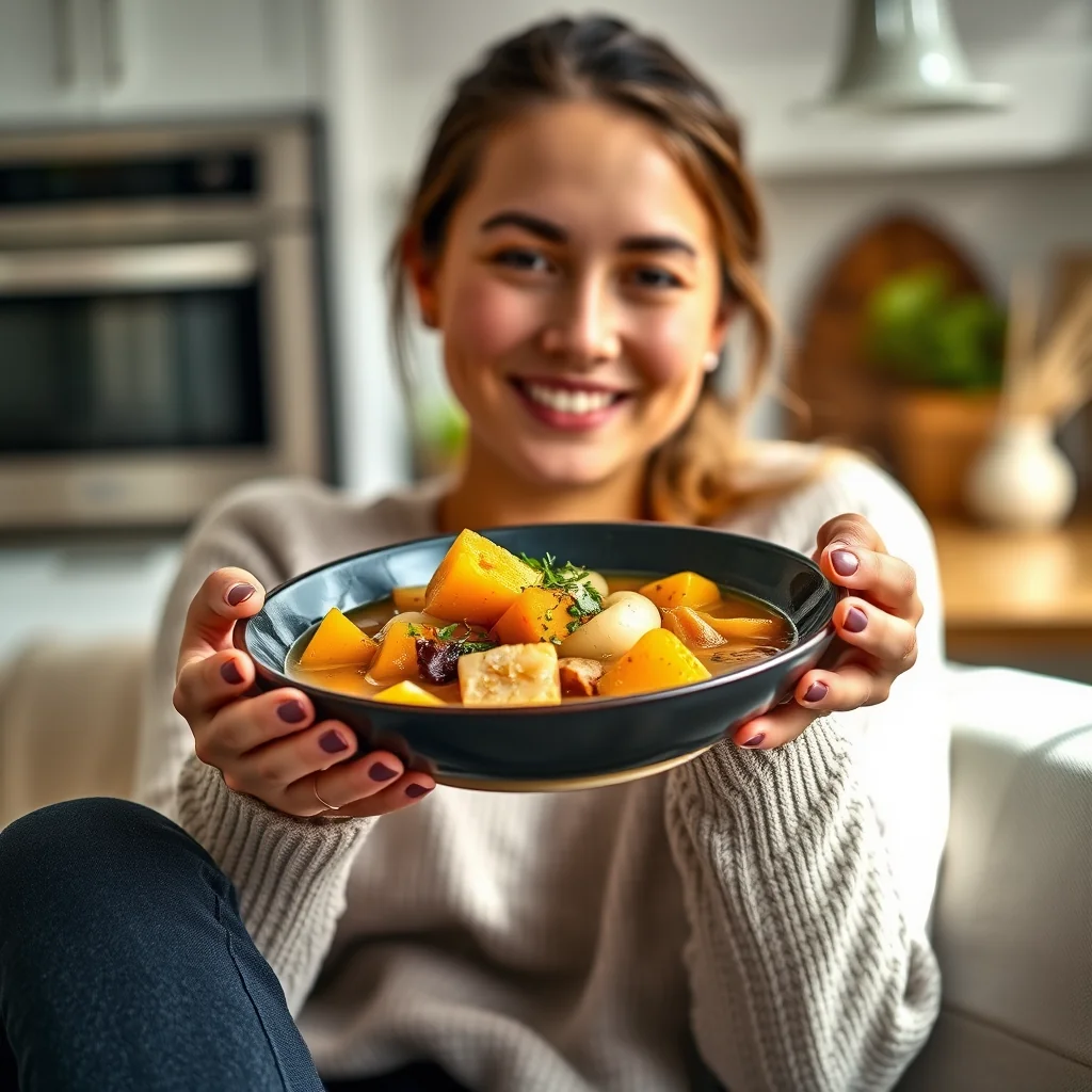 Instant Pot Gingered Squash Stew – vegetarian recipe