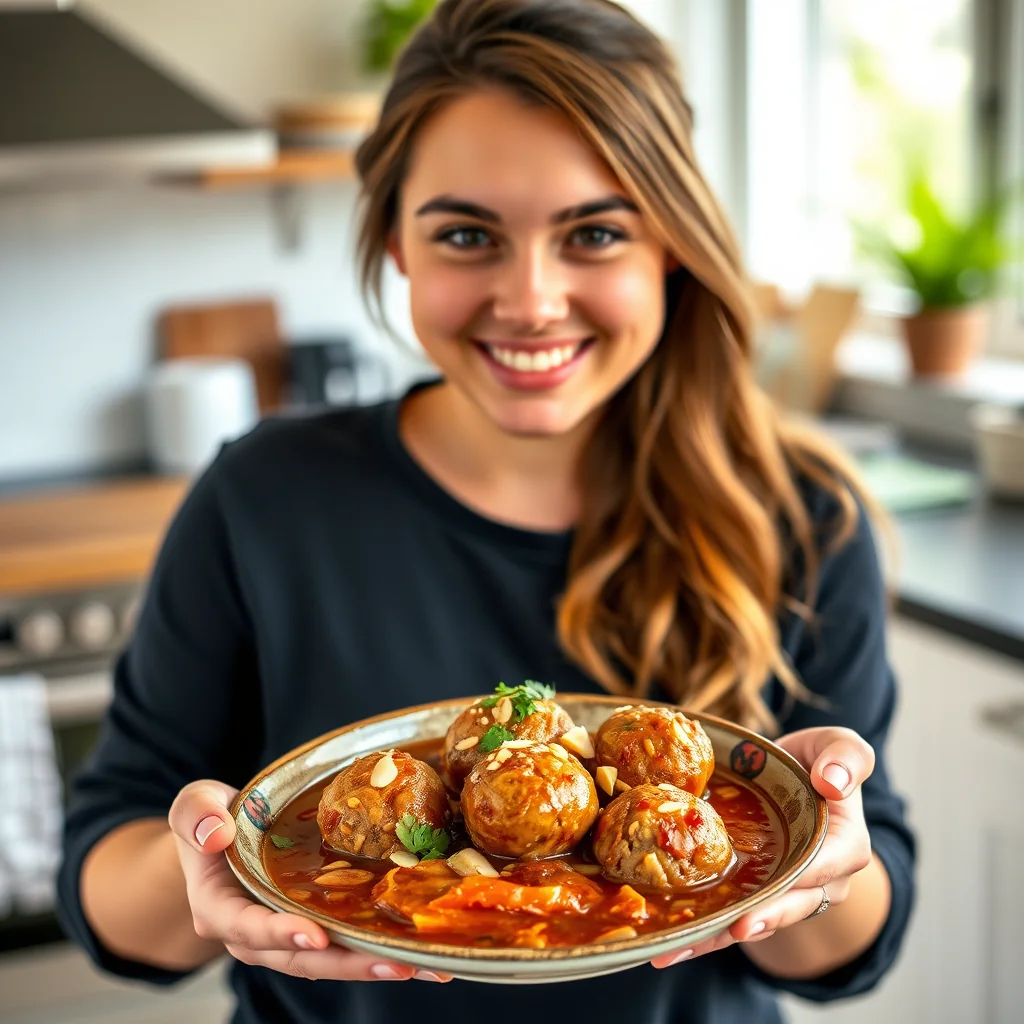 Almond Pork Meatball Stew (Instant Pot, Gluten-Free) – vegetarian recipe