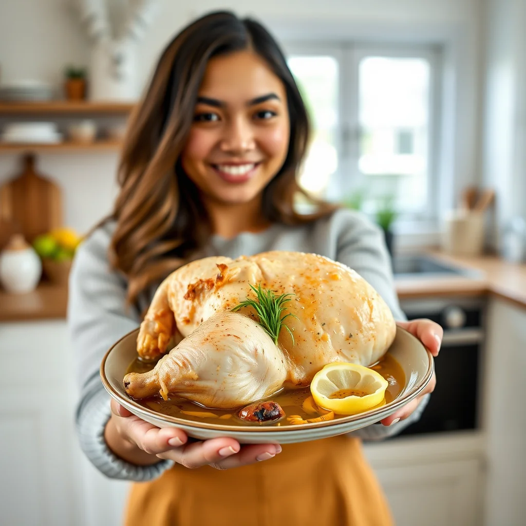 Instant Pot Gingered Chicken Broth – vegetarian recipe