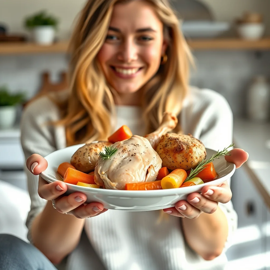 Instant Pot Chicken Broth – vegetarian recipe