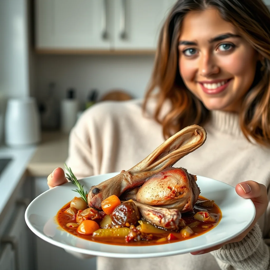 Instant Pot Rustic Rabbit Stew – vegetarian recipe