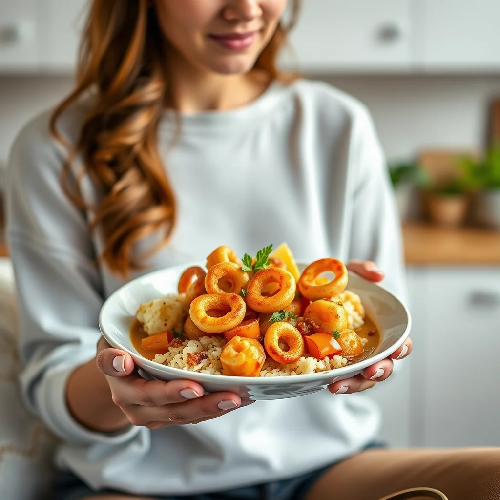 Instant Pot Calamari and Cauliflower Stew – vegetarian recipe