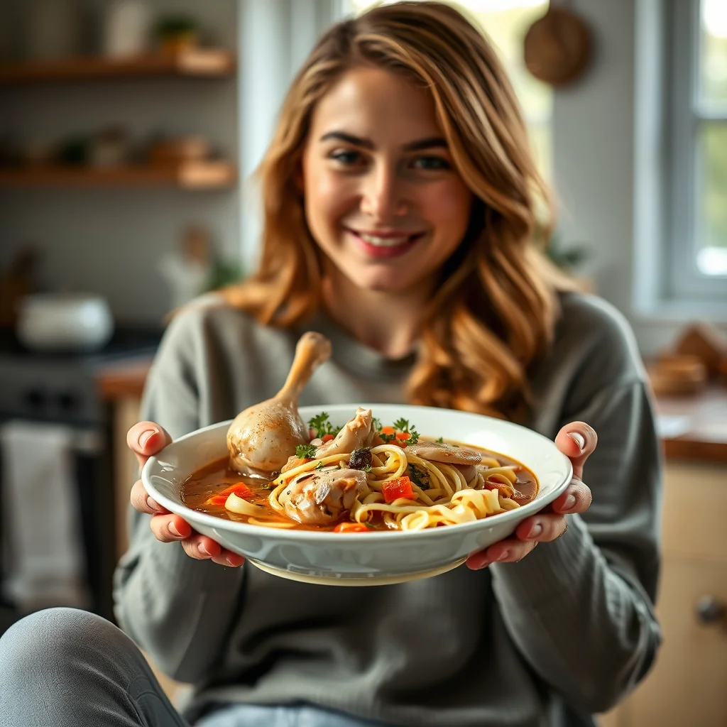 Instant Pot Chicken Zoodle Soup – vegetarian recipe
