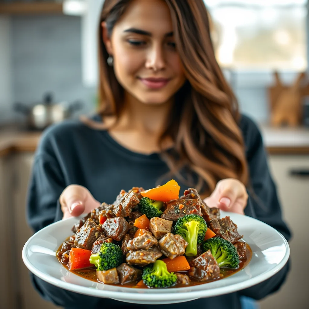 Instant Pot Beef and Broccoli Stew – vegetarian recipe