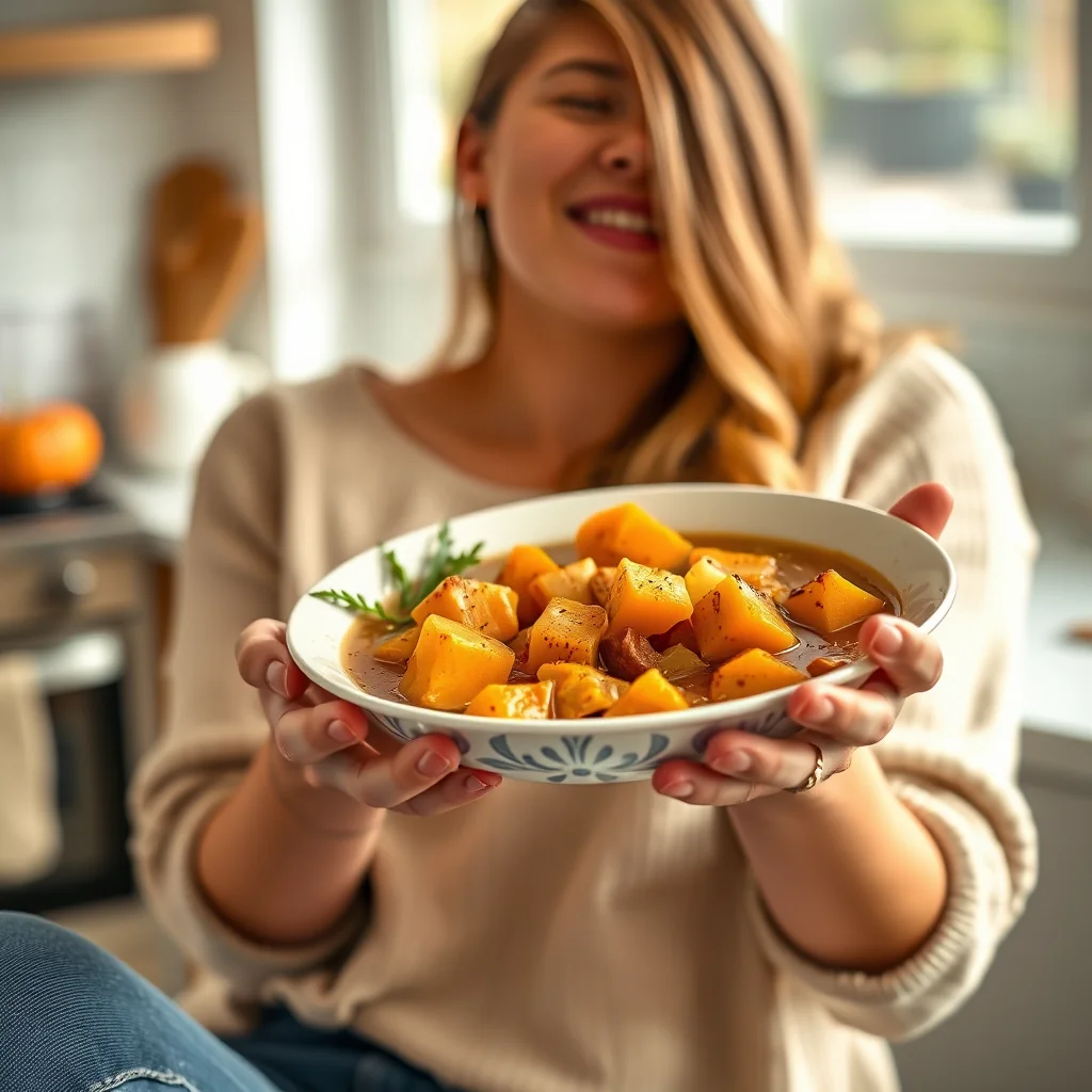 Instant Pot Pumpkin Spice Stew – vegetarian recipe