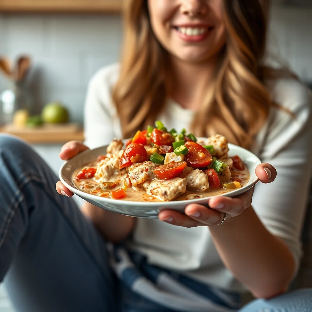 Instant Pot Creamy Chicken Chili – vegetarian recipe