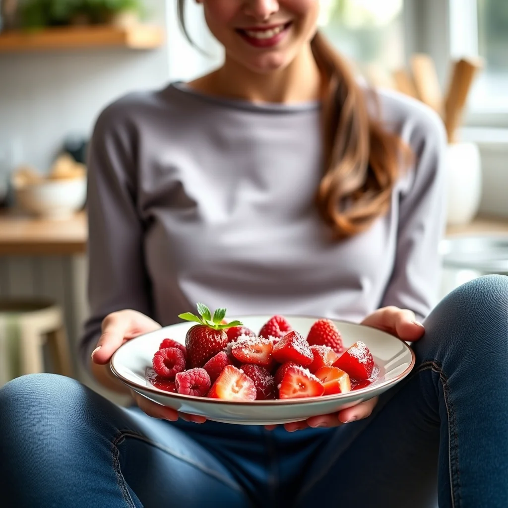 Instant Pot Keto Berry Compote (Sugar-Free) – vegetarian recipe