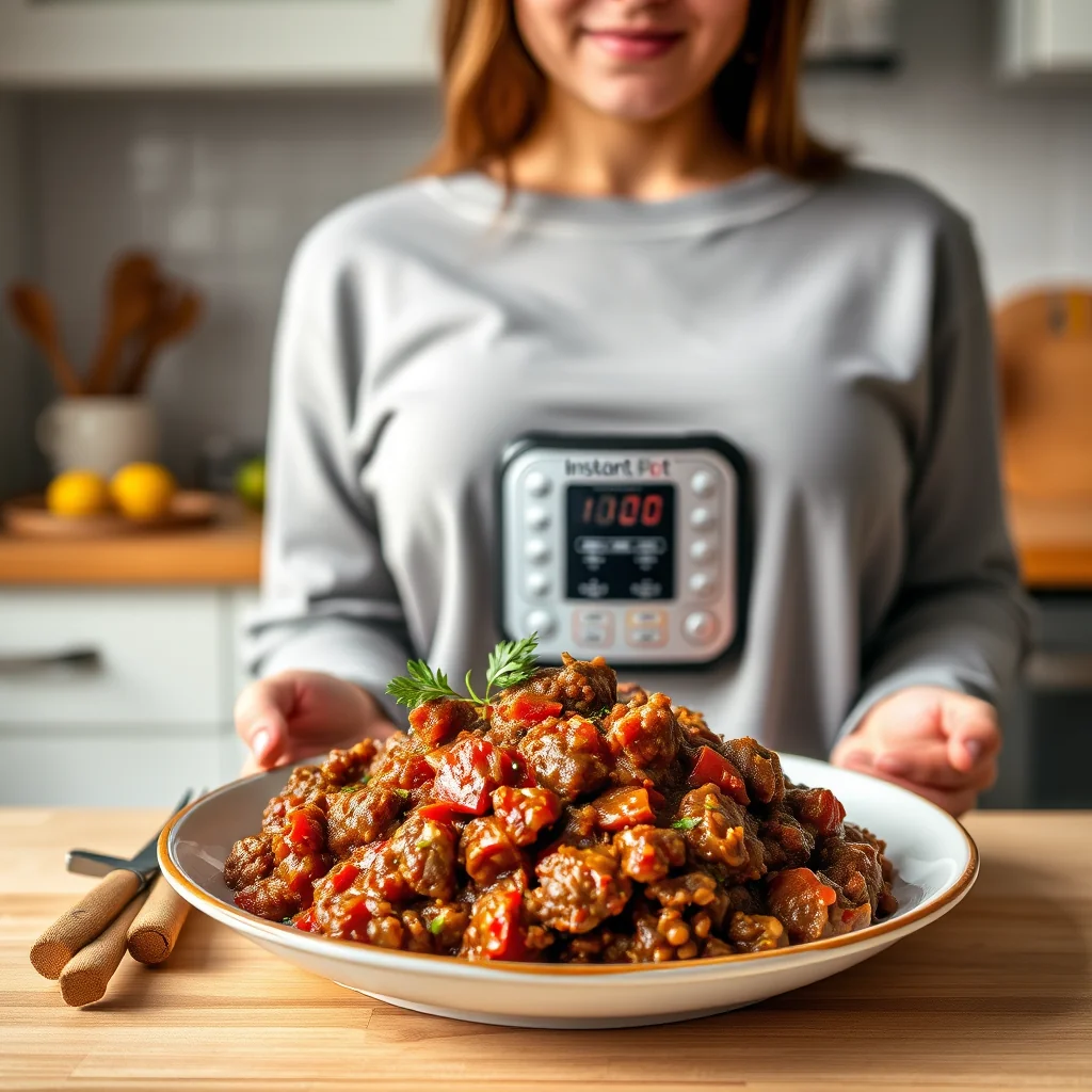 Instant Pot Keto Meat Sauce – vegetarian recipe