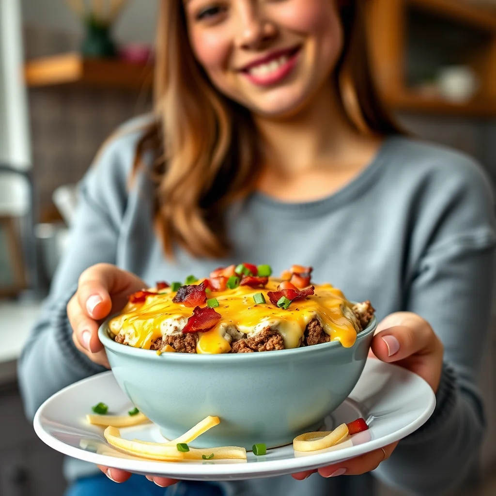 Instant Pot Cheesy Bacon Beef Dip – vegetarian recipe
