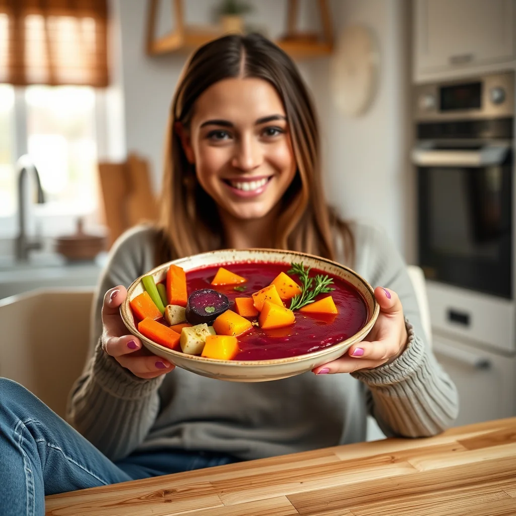 Instant Pot Beet and Butternut Squash Soup – vegetarian recipe