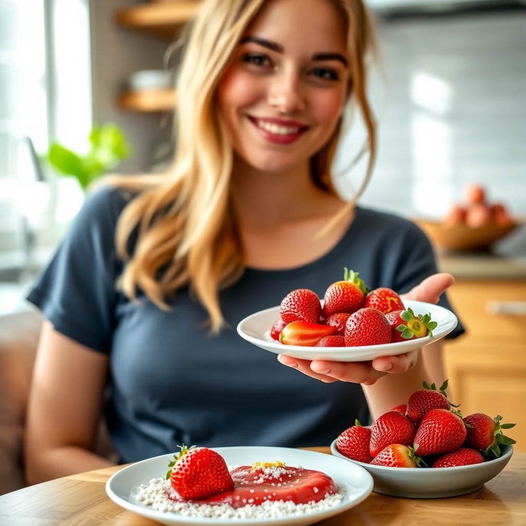 Instant Pot Keto Strawberry Compote – vegetarian recipe