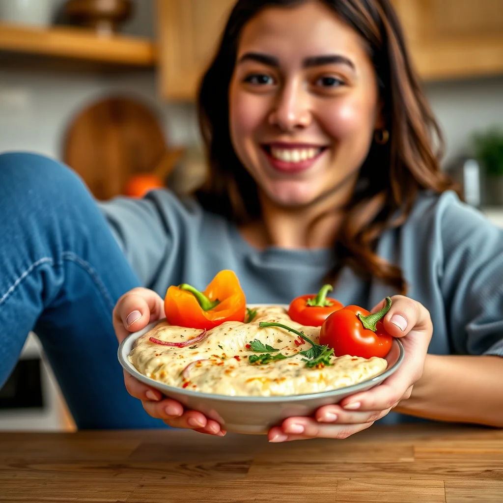 Instant Pot Creamy Bell Pepper Dip – vegetarian recipe