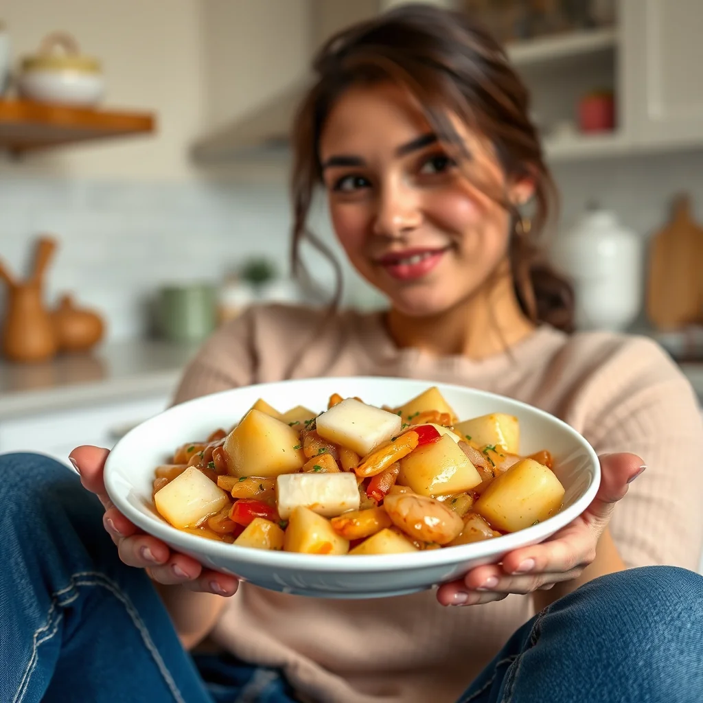 Instant Pot Apple Onion Sauce – vegetarian recipe