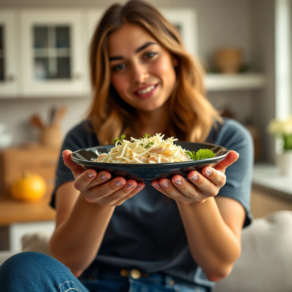 Instant Pot Garlic Cream Sauce – vegetarian recipe